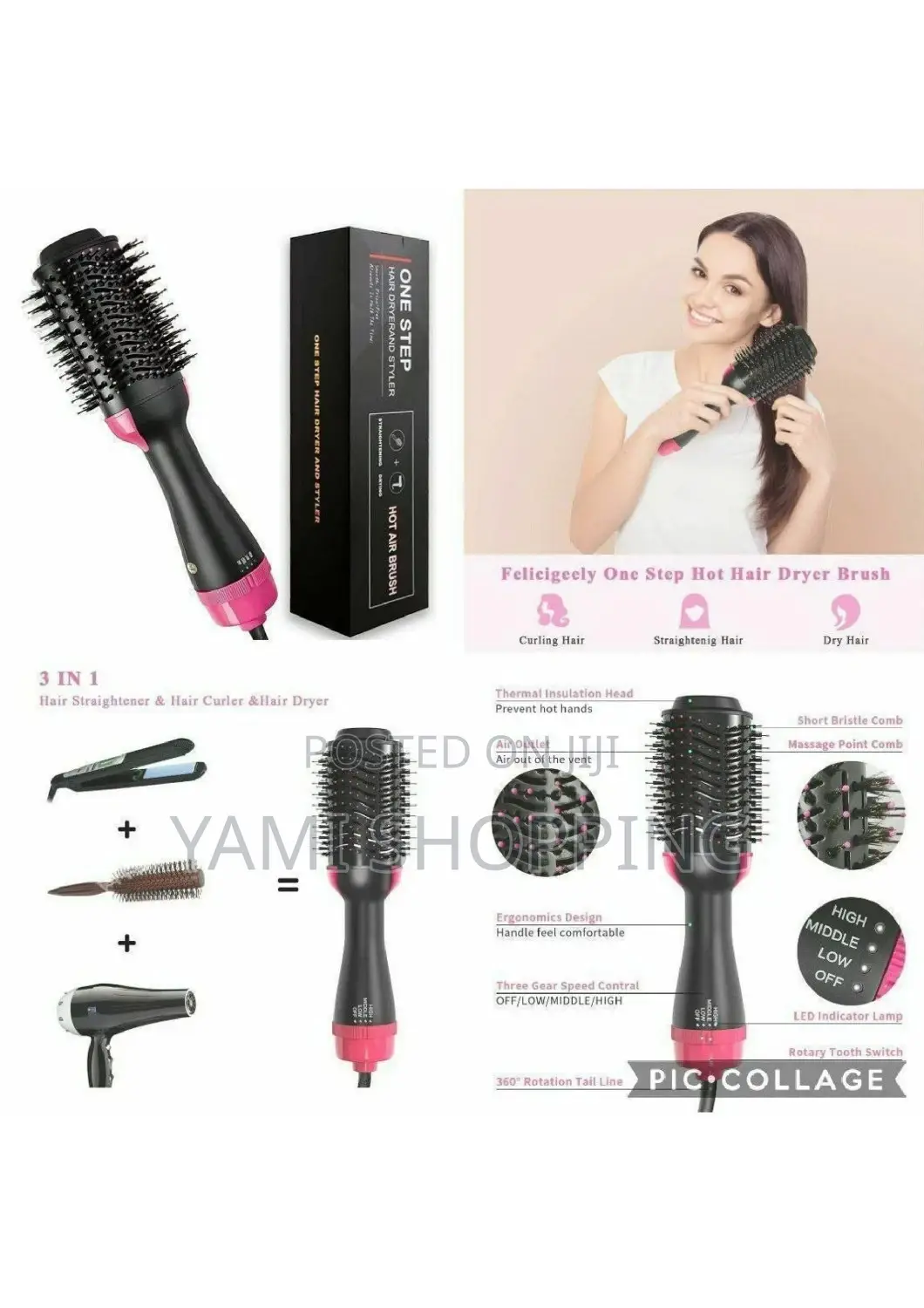  One Step Hair Dryer Styler