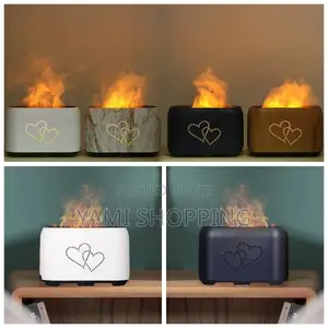 Photo - Air Humidifier With Remote Control Flame Effect