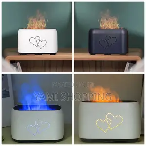 Photo - Air Humidifier With Remote Control Flame Effect