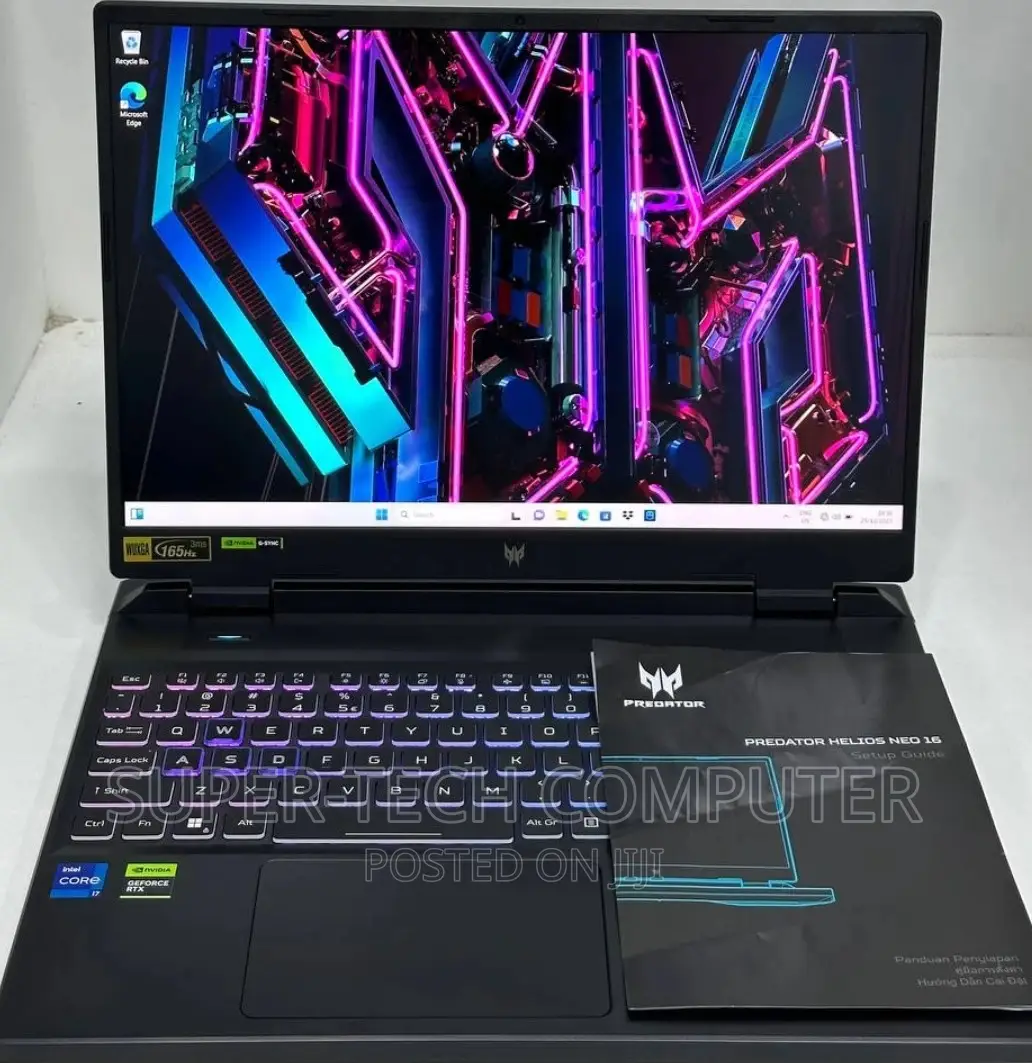 New Laptop Acer Predator Helios 300 16GB Intel Core I7 SSD 512GB