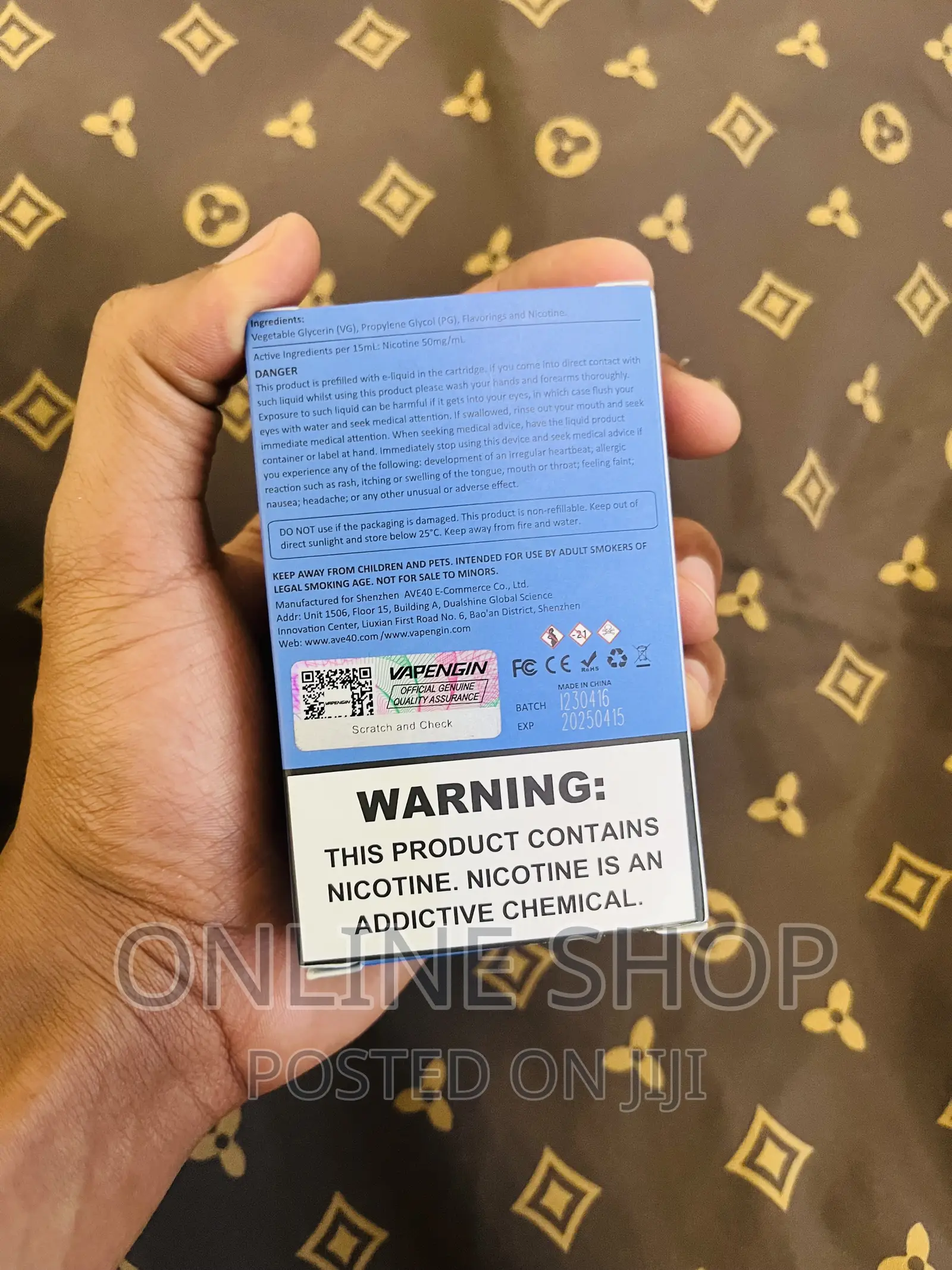 Vapengin Rechargeable Disposable Vape