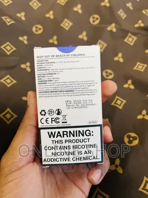 Yooz Bc8000 Puffs Miami Mint Flavor Vape Pod Disposable