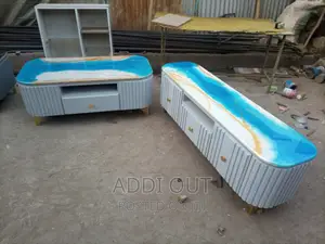 Photo - Epoxy Table and Tv Stand