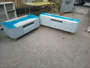 Photo - Epoxy Table and Tv Stand