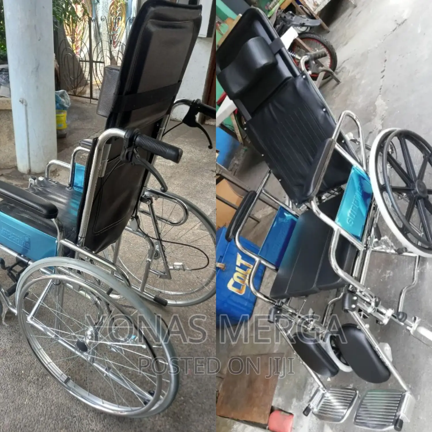 Wheelchair_reclining 90-180 Degree U-Type Seat With“Arinola”