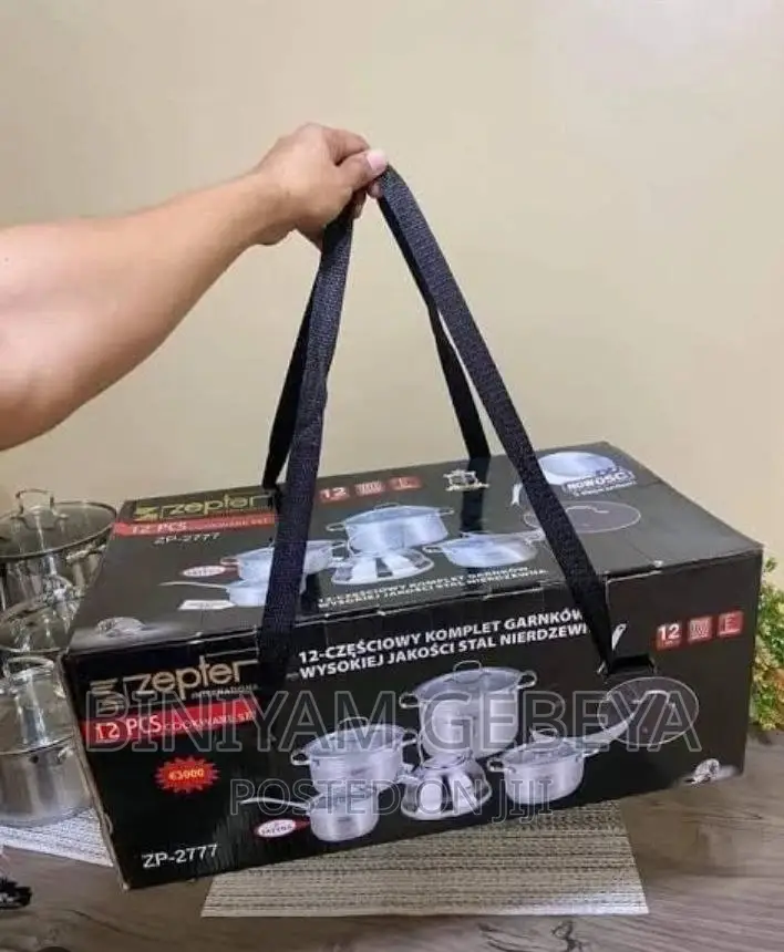 6 Set Cookware (ዜብተር 6 ሴት የወጥ ቤት እቃዎች)