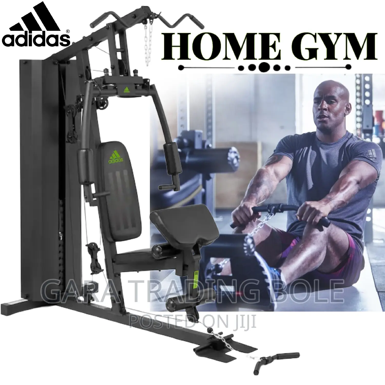 Adidas Home Gym ♤ከአንድ አመት ዋስትና ጋርሁሉንም የስፖርት አይነት የሚያሰራ