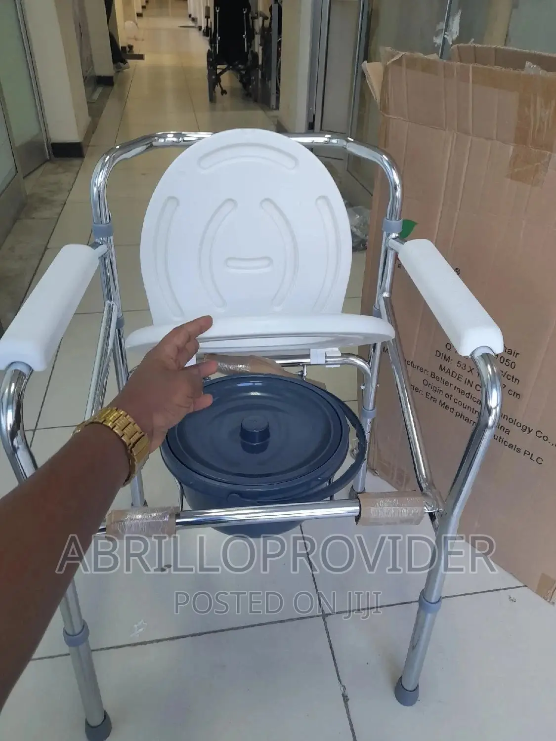 Shower Chair%Commode Chair~Folding Chair°Commode Chair