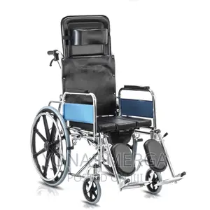 Wheelchair_commode WHEEL CHAIR – FC609 Option Available