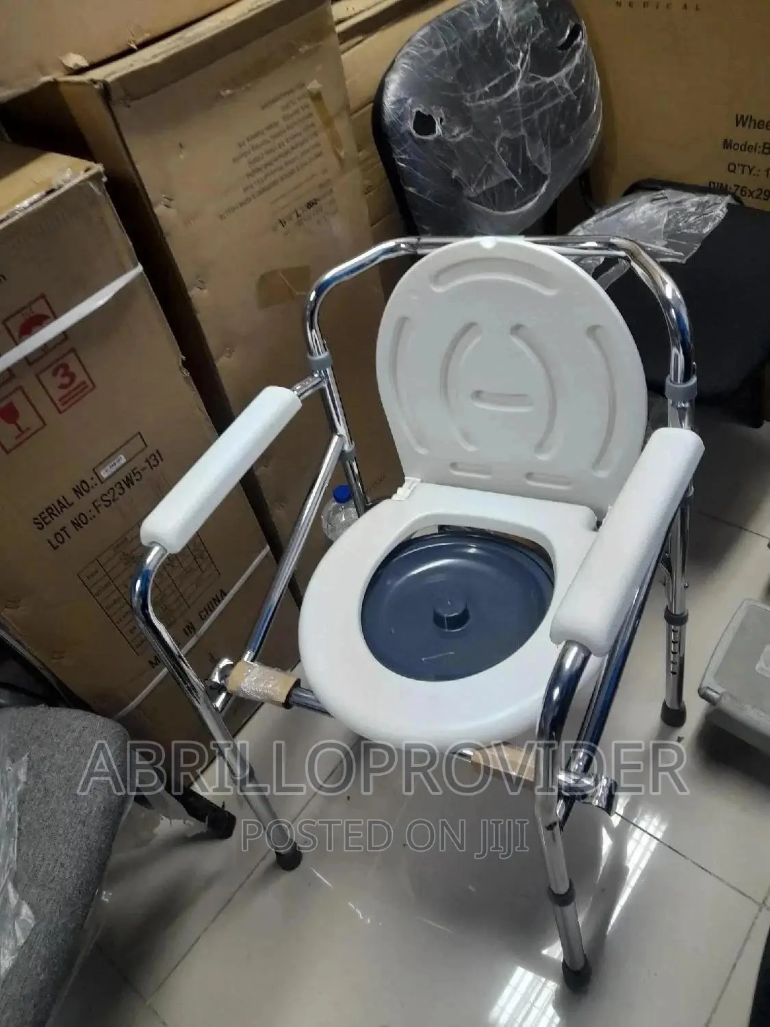 Multi-Functional Wheelchair=Toilet Seat Chair=Commode Chair