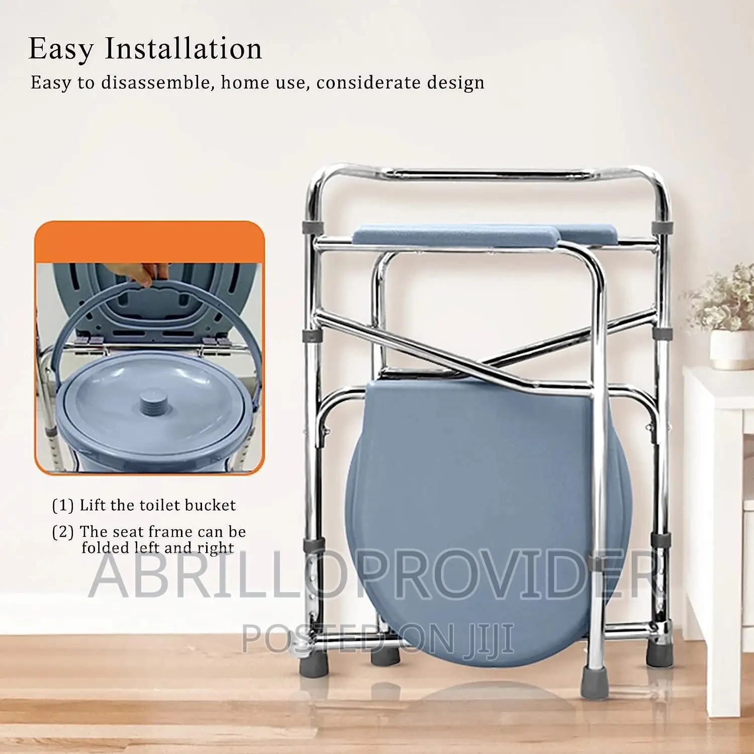 Toilet Seat With Handles for Disabled Elderly
|Toilet Chair
