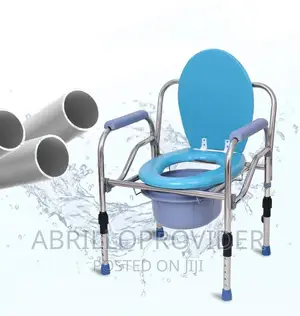 Photo - Commode Chair | Bedside Commode Toilet Chair=Shower Chair