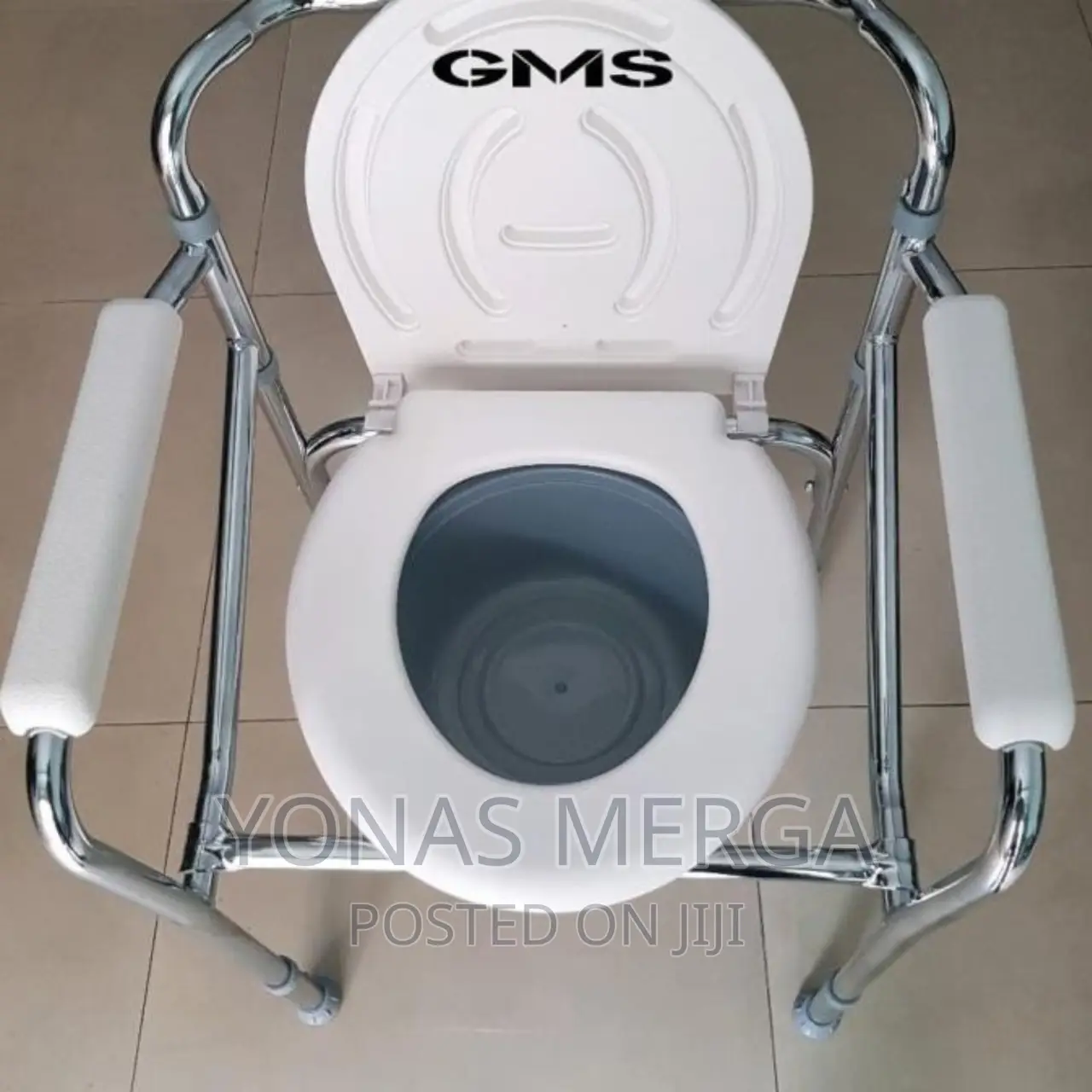 Over Toilet Commode Chair With Toilet Seat Using Restroom in Addis