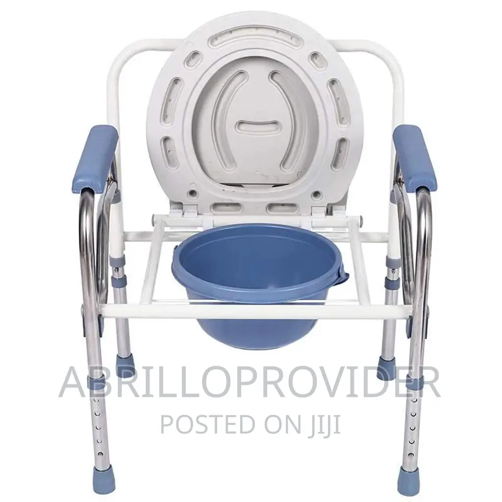 Chair Folding Commode Seat Height Adjustable=Commode Chair