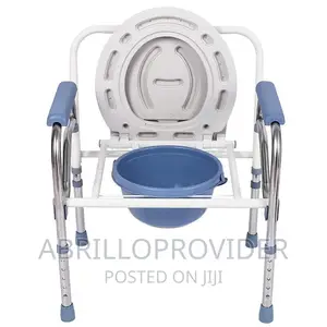 Chair Folding Commode Seat Height Adjustable=Commode Chair