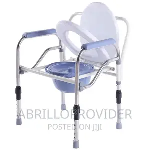 Chair Folding Commode Seat Height Adjustable=Commode Chair