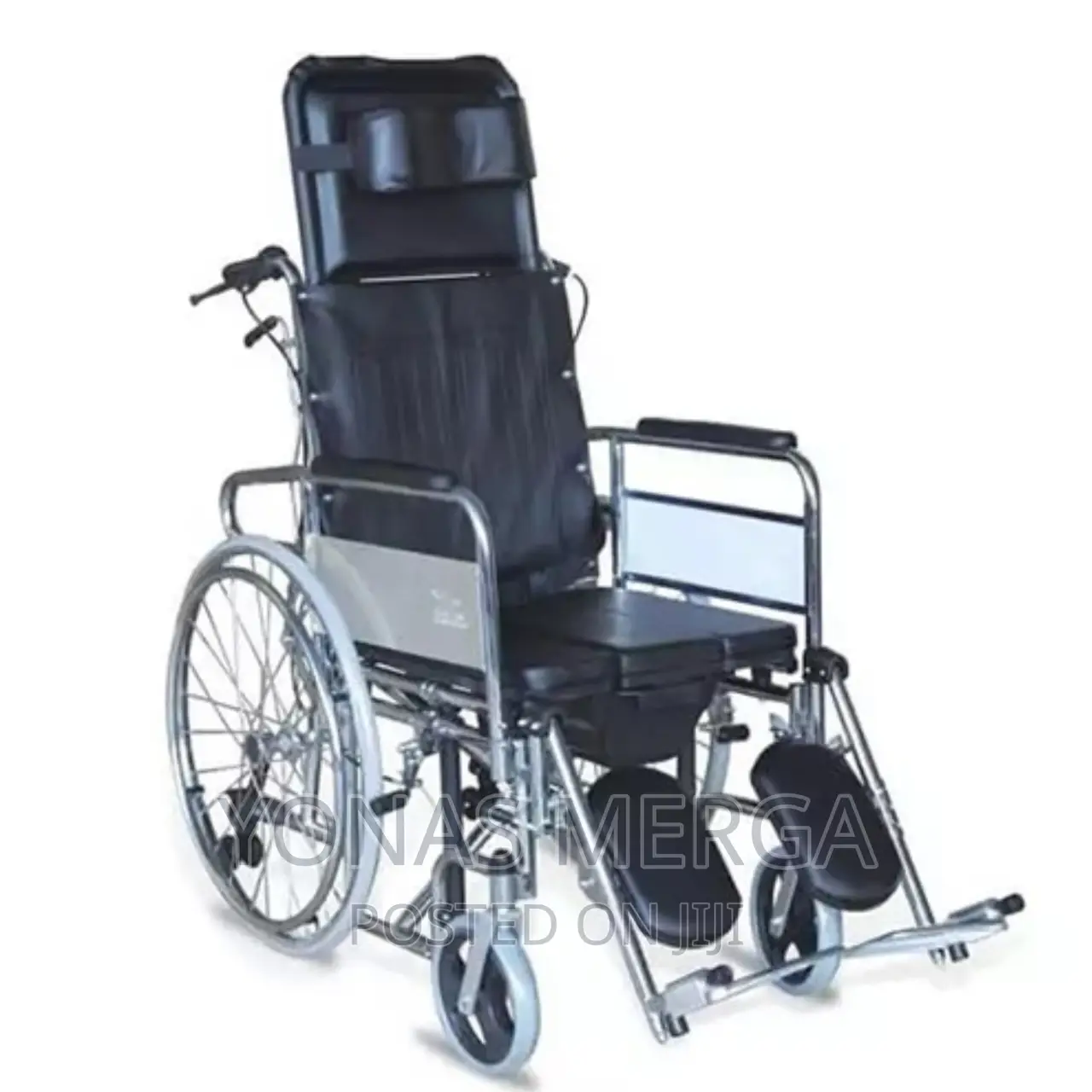 Wheelchair Is Made of High-Quality Steel With Durable Frame