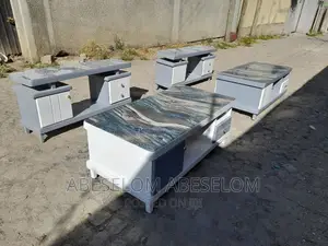 Photo - 1,20 Cm ቲቪ እስታንድ እና ጠረጴዛ