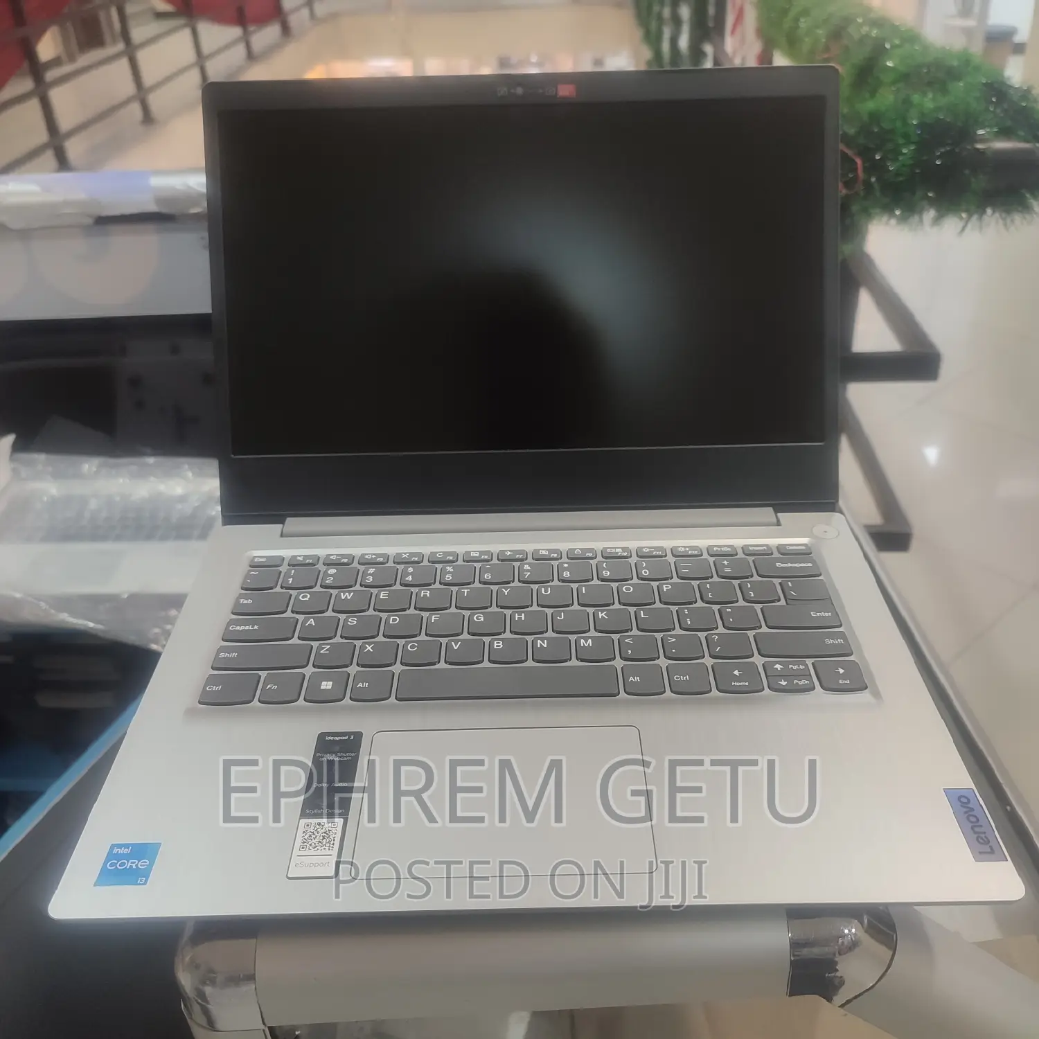 New Laptop Lenovo Ideapad 3 8GB Intel Core I3 SSD 256GB