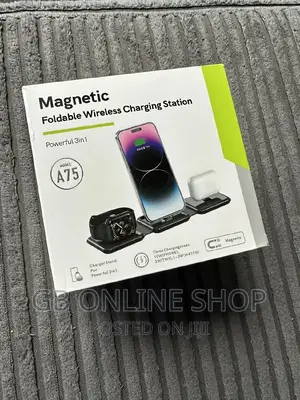 Photo - 3 In1 Portable Wireless Charger Charging Station 10W