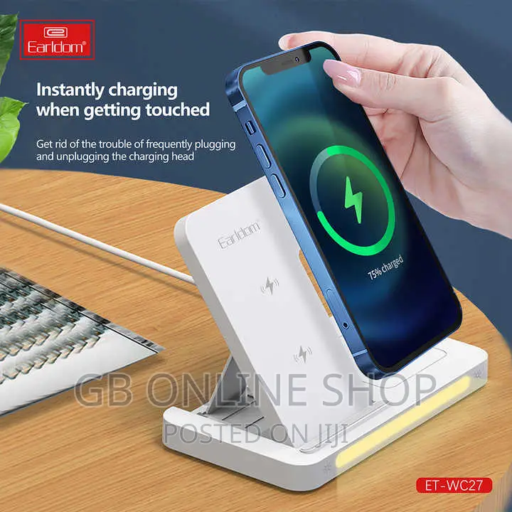 Earldom Qi 15W Wireless Adapter 3 in 1 Wireless Charger