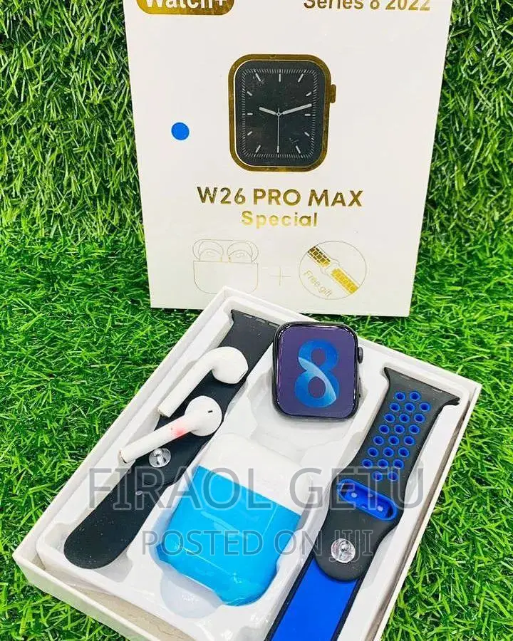 Orginal W26 Pro Max Special Smart Watch + Airpod