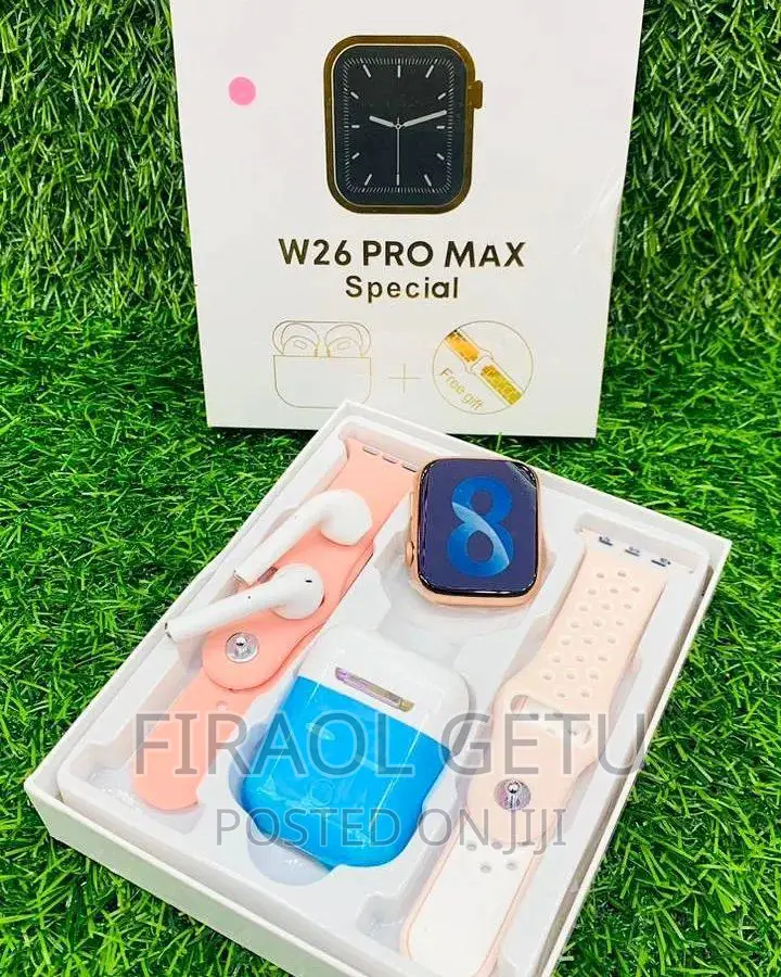 Orginal W26 Pro Max Special Smart Watch + Airpod