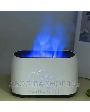Photo - Air Humidifier With Remote Control Flame Effect