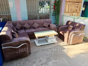 Photo - L - Shaped Corner Sofa Made of Wooden Mterial W Good Quality