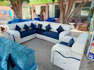 L - Shaped Corner Sofa Made of Wooden Mterial W Good Quality