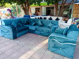 L - Shaped Corner Sofa Made of Wooden Mterial W Good Quality