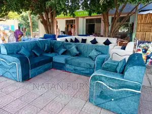 Photo - L - Shaped Corner Sofa Made of Wooden Mterial W Good Quality