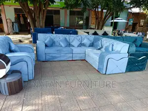 L - Shaped Corner Sofa Made of Wooden Mterial W Good Quality