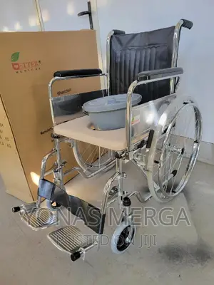 This Wheelchair Comes[Detachable Commode Pot Commode Seat]