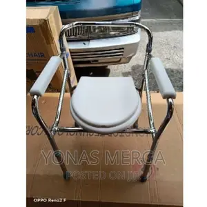 Commode~For Handicapped Patient< Folding _Commode Chair