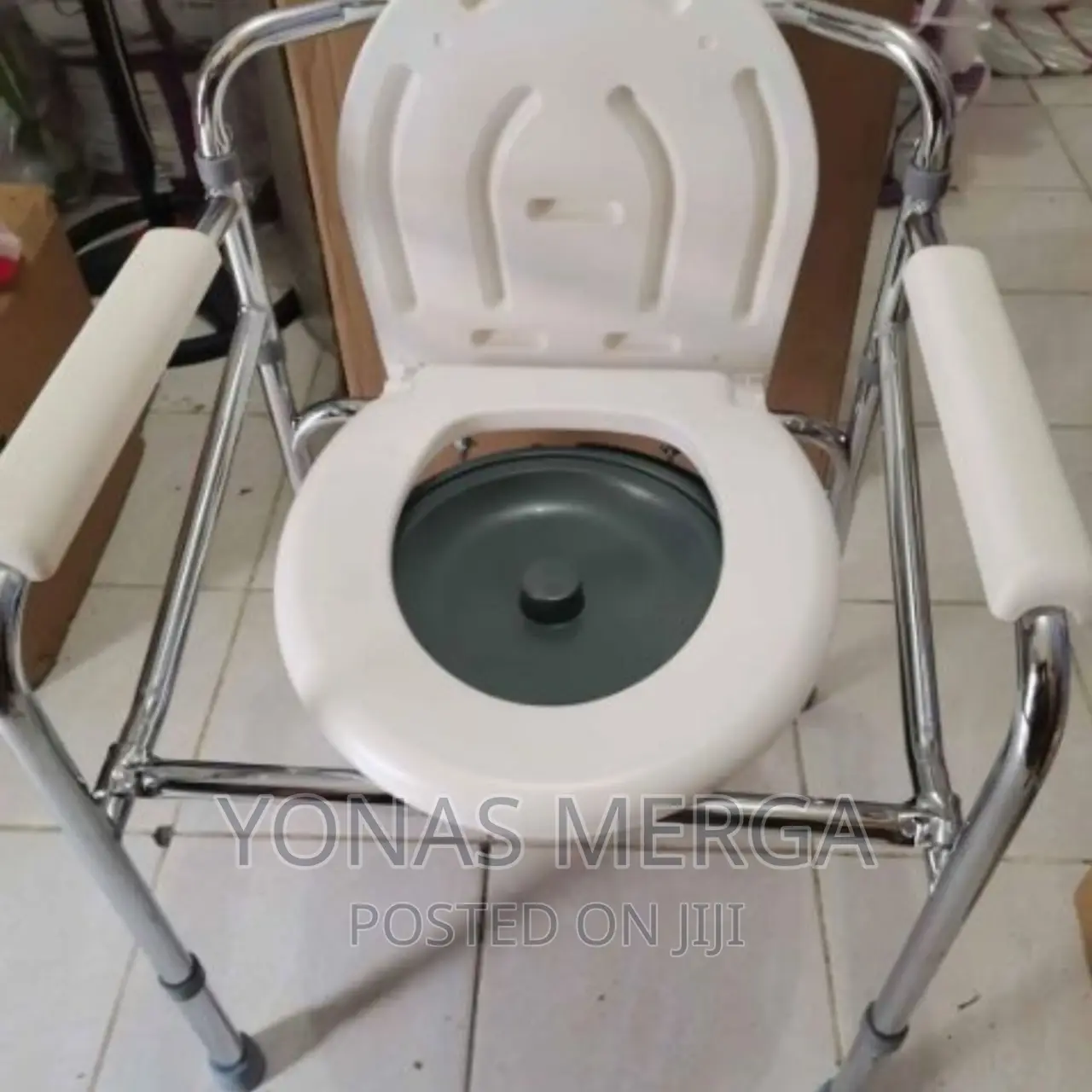 Commode~For Handicapped Patient< Folding _Commode Chair