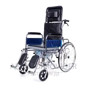 Dynamic Reclining Commode Wheelchair>Wheelchair{Wheelchair{W