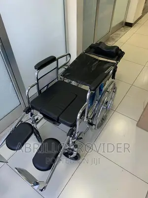 Reclining Wheelchair With Commode (U Cut Seat)~Wheelchair