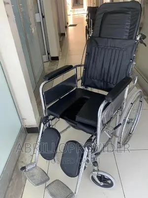 Medical Reclining Commode Wheelchair=Wheelchair=Wheelchair