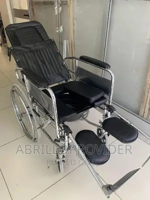 Medical Reclining Commode Wheelchair=Wheelchair=Wheelchair