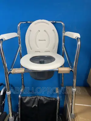 Photo - Commode Chair~Toilet Chair~Folding Chair~Elderly Seat Chair