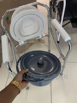 ትንቅሳቃሽ ሽንት ቤት Commode Chair=ፎልዲንግ Chair~Toilet Chair-'Chair