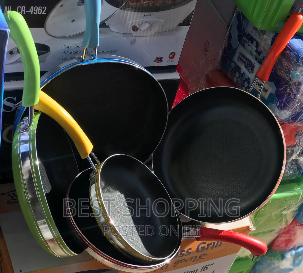 Colour Pan 5 in 1 ከለር መጥበሻ