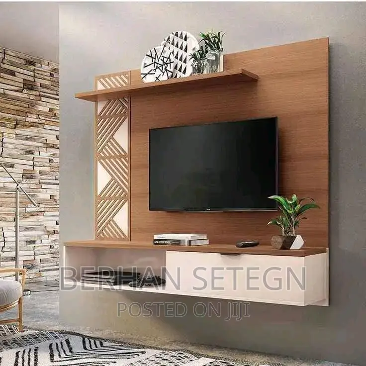 Tv Stands ፅድት ያሉ ሳሎንን የሚያደምቁ ቲቪ ስታንዶች