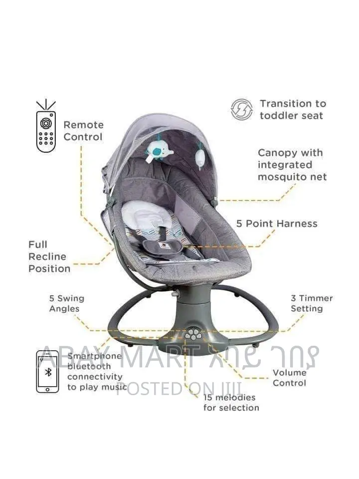 Mastela 3 In 1 Deluxe Multi- Functional Swing/