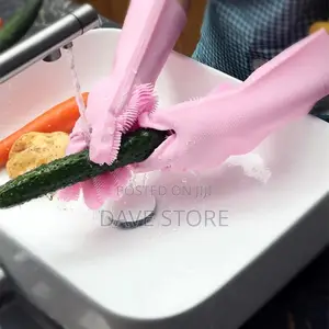 2pc Magic Silicone Dish Washing Gloves