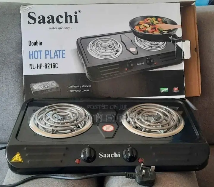 Saachi Stove / Hot Plate ሳቺ ባለሁለት ምድጃ ስቶቭ ትልቁ