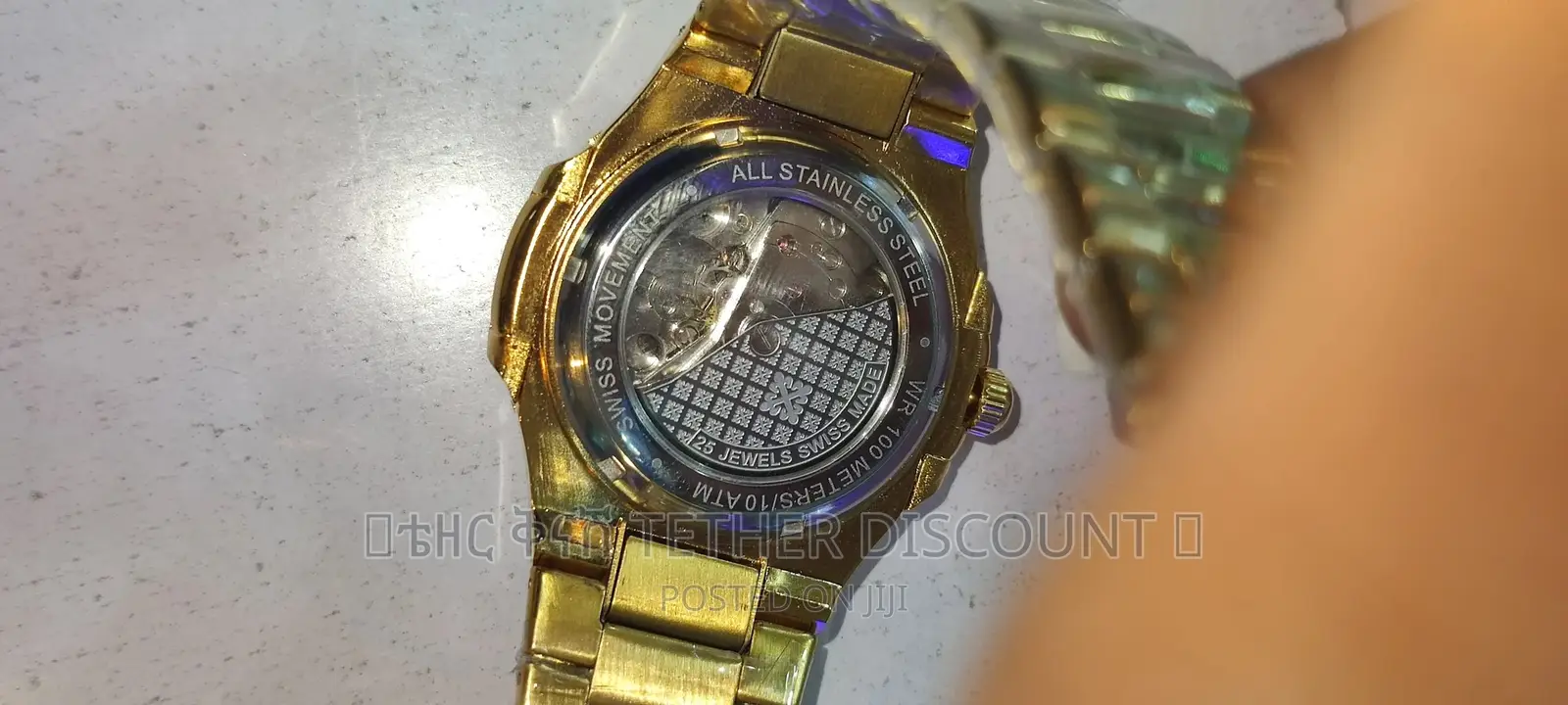 Patek Philippe Watch Gold Automatic Two Tone Color የእጅ ሰአት