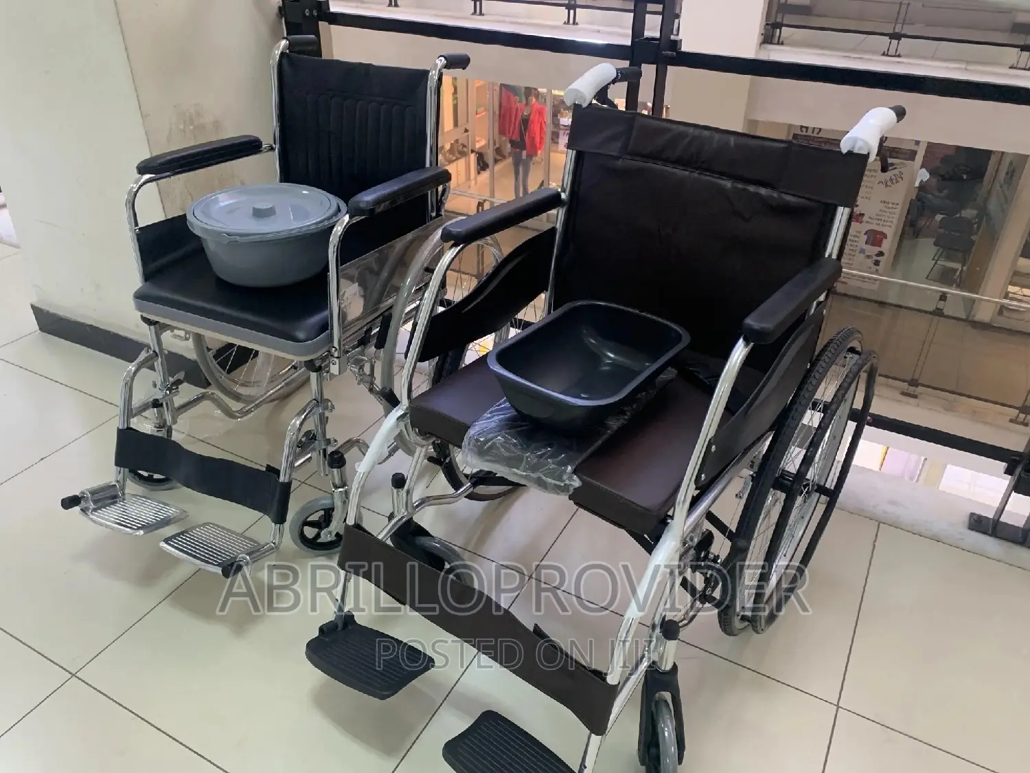 አዲስ Toilet-2 in 1 Wheelchair=Wheelchair=Wheelchair/Whelchair