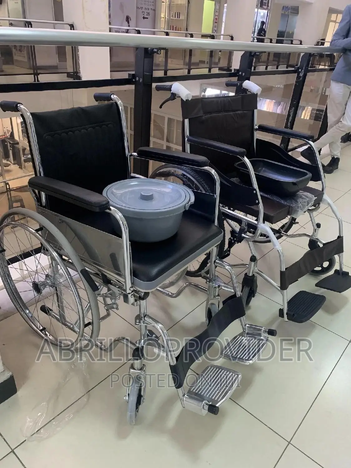 አዲስ Toilet-2 in 1 Wheelchair=Wheelchair=Wheelchair/Whelchair